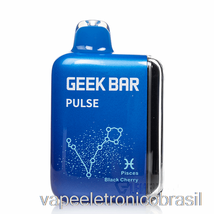 Vape Eletrônico Geek Bar Pulse 15000 Descartável Cereja Preta